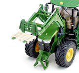 siku 6795, Tractor John Deere 7310R con cargador frontal, Verde, Metal/Plástico, 1:32, Teledirigido, Incl. mando a distancia bluetooth y accesorios, Control posible mediante app móvil