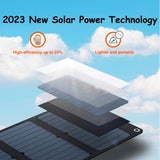 Yard Force Cargador Solar portátil de 21 W con 2 Puertos USB, batería incorporada de 13000 mAh, para Cargar Dispositivos USBiPhone, Android, MacBook, LX PB21, Negro