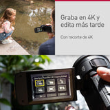 Panasonic HC-VX3E - Videocámara Semi-Profesional de 24x, O.I.S de 5 Ejes, Objetivo F1.8 - F4, 4K, Color Negro
