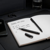 Faber-Castell 147150 - Pluma estilográfica Ambition - Negro - Tamaño M