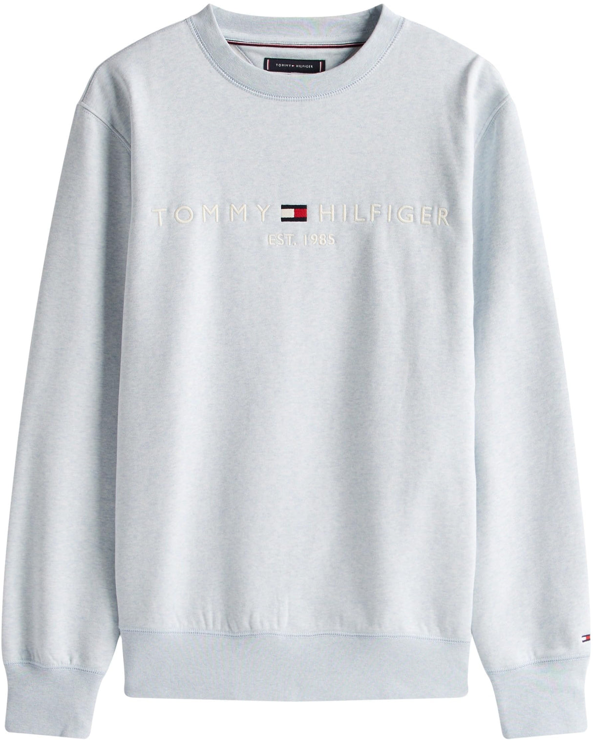 Tommy Hilfiger Sudadera Hombre Tommy Logo sin capucha, Gris (Bros B0802), L