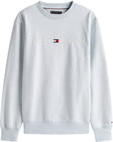 Tommy Hilfiger Sudadera Hombre Tommy Logo sin capucha, Gris (Bros B0802), L