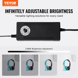 VEVOR Caja de Luz para Estudio Fotográfico 100x100 cm 5600K Caja de Fotos para Fotografía 210 Luces Led 5 Fondos Adaptador de Corriente Piezas de Esquina de Tela Suave CRI ≥95 para Fotografía