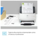 HP ScanJet Pro 3000 s4 - Escáner con alimentador automático de hojas, USB 3.0, 40 ppm, Blanco