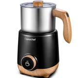 AMZCHEF 8-IN-1 Espumador de Leche Electrico 550 W | 600ml Calentador de Leche para Espumar Leche Caliente y Fría, Leche Caliente, Leche con Chocolate, Comida para Bebé a Base de Leche | Blanco