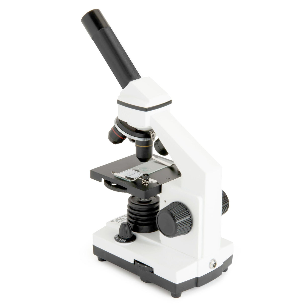 Celestron 44128 CL-CM800: microscopio compuesto, 40x-800x aumentos, blanco