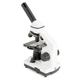Celestron 44128 CL-CM800: microscopio compuesto, 40x-800x aumentos, blanco