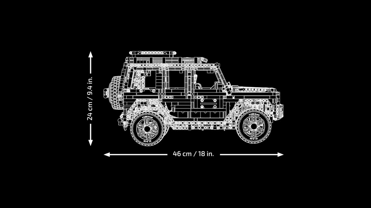 LEGO Technic Mercedes-Benz G 500 Professional Line Kit de Construcción, Maqueta de Coche Clase G para Adultos, Regalo para Hombres y Mujeres Fans de los 4x4, Decoración del Hogar 42177