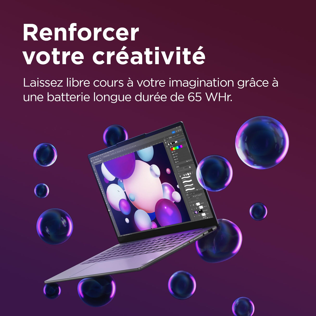 Lenovo Yoga Slim 7 14IMH9 – Ordenador portátil WUXGA OLED (Intel Core Ultra 5 125H, RAM 16GB, SSD 512GB, Intel ARC Graphics,Windows 11 Home), Teclado retroiluminado AZERTY FR – Lunar Gris