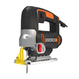 WORX Sierra de calar pendular 750W | WX479 | Luz LED | Cambio de cuchillas sin herramientas, extracción de polvo