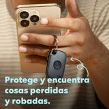 Tile by Life360 Pro - Localizador Bluetooth Potente, localizador de Llaves y localizador de Objetos para Llaves, Bolsos y Mucho más. Compatible con iOS y Android. Paquete de 4 (Negro/Blanco)