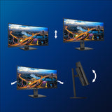 Philips Monitor 346B1C/00- 34" UHD, USB-C , 100Hz, 5ms, VA, FlickerFree, Low Blue Mode (3440x1440, 300 cd/m, HDMI 1x2.0, Displayport 1x1,2) , negro