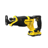 STANLEY FATMAX Sierra sable V20 Litio 18V, Velocidad hasta 3000 cpm, longitud de carrera 25mm, incluye 2 baterías 2Ah, cargador y maletín, SFMCS300D2K-QW
