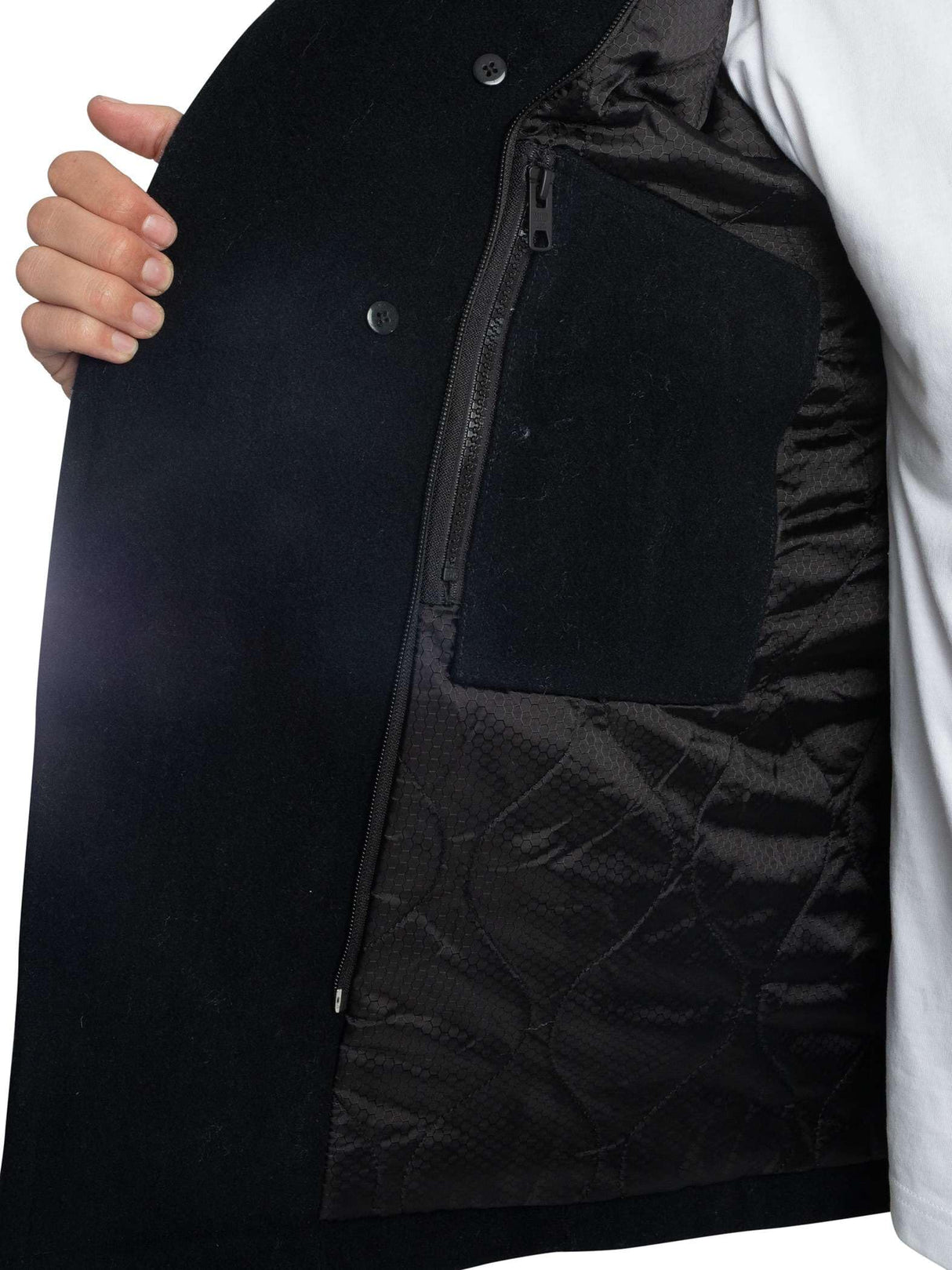 Schott NYC CYCLONE2, Chaqueta, Hombre, Azul Marino Oscuro, M