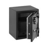 Amazon Basics Caja fuerte resistente a incendios, con teclado electrónico programable, 23.5 l, negro, 36 x 31 x 40 cm (ancho x prof. x alto)