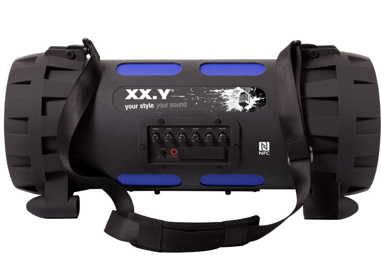 XX.Y P-127J - Altavoz portátil (Bluetooth, NFC), Negro