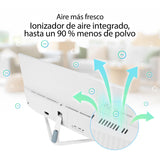 ASUS VU249HFI-W Monitor Eye Care de 24 Pulgadas, 23.8 Pulgadas visibles, Full HD 1920 x 1080, IPS, 100Hz, SmoothMotion, Adaptive Sync, ionizador de Aire, tecnología Eye Care Plus, Filtro de luz Azul