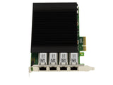 Kalea-INFORMATIQUE Tarjeta controladora de Red con 4 Puertos LAN Gigabit Ethernet RJ45 en PCIe x4. Alimentación a través de Ethernet PoE+ 30 W con chipset Intel I350