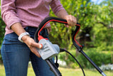 IKRA cortacésped eléctrico IERM 1638-1, 1600W, 5 Posiciones de Ajuste de Altura de Corte 30-75mm, Ancho de Corte 38cm