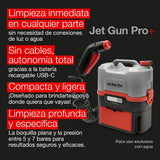 ERRECOM Kit Limpieza Completa Aire Acondicionado: JET GUN PRO+ Hidrolimpiadora Portátil, Clima-Net 1L Limpiador Unidad Interna/Externa, A/C Tabs Pastillas, Cover Protección Paredes Wally, Guantes