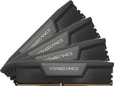 Memoria RAM CORSAIR Vengeance DDR5 de 96 GB (4x24 GB) a 6400 MHz CL32 Compatible con Intel XMP iCUE - Negro (CMK96GX5M4B6400C32)