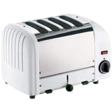 Grille Pain Professionnel Blanc - 4 Tranches - Dualit