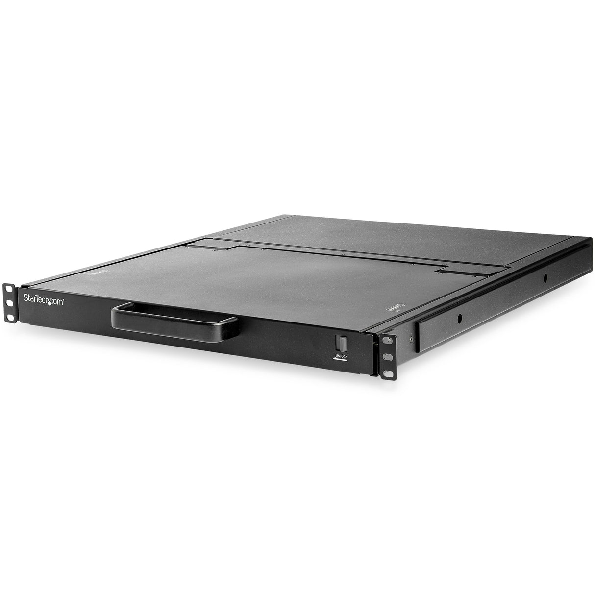 StarTech.com Consola para Armario Rack con KVM VGA y Pantalla de 17,3 Pulgadas 1080p HD - 1U, Negro
