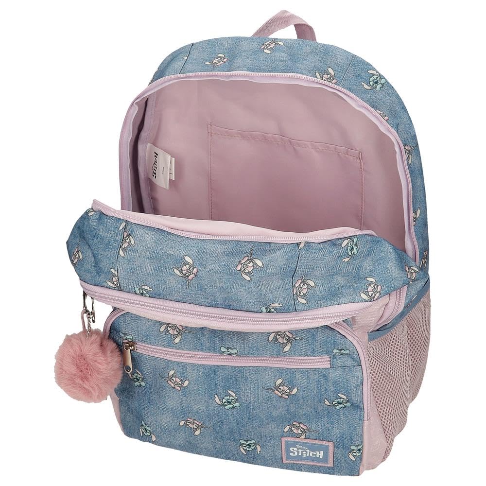 Disney Stitch You Are Magical Equipaje- Bolsa de Mensajero, Niñas, Azul