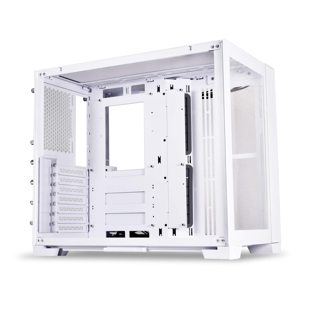 Lian Li O11 Dynamic Mini Snow Edition Midi-Tower Gaming-Caja, Caja Blanco páginasfenster