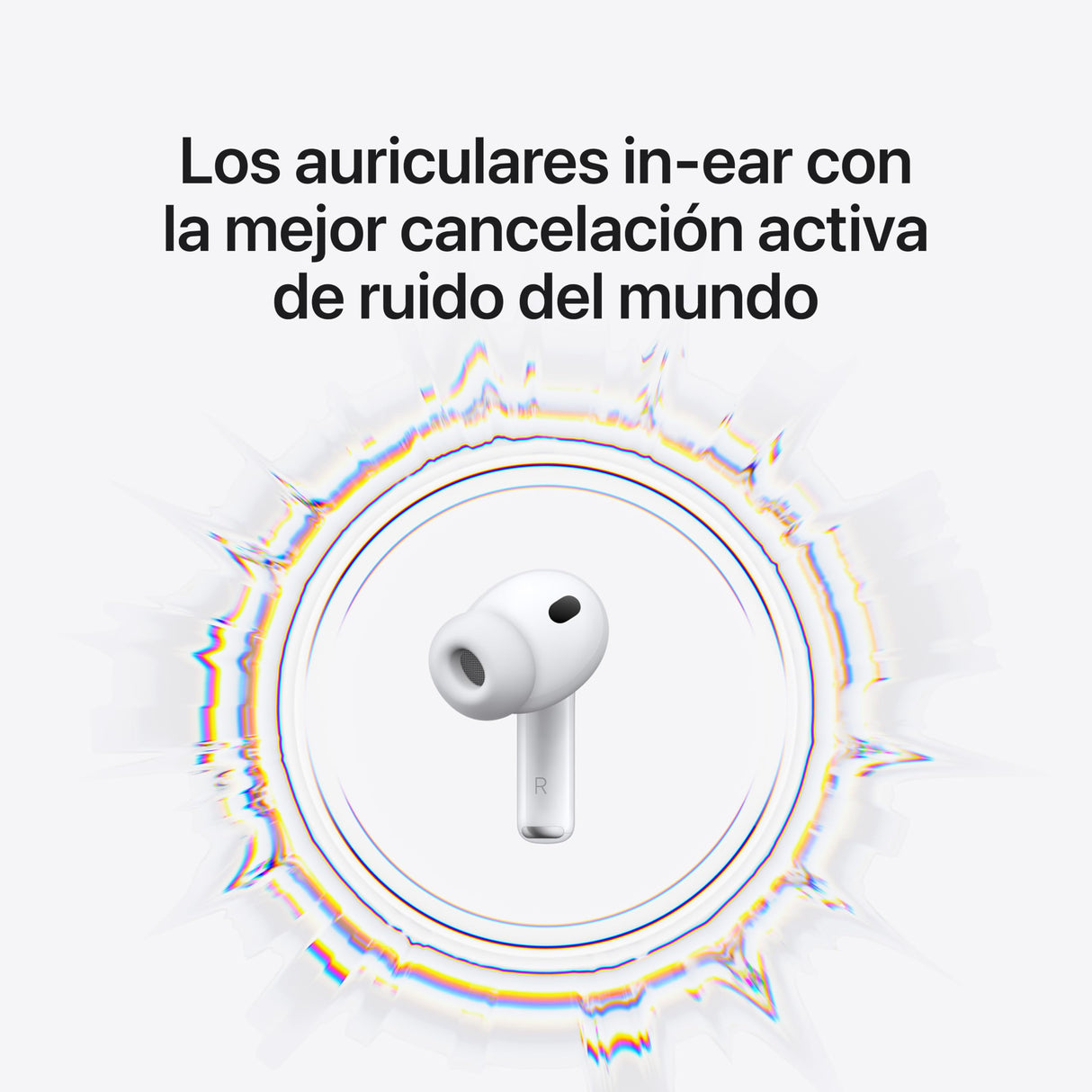 Apple AirPods Pro 3 Auriculares inalámbricos con cancelación Activa de Ruido, medición de frecuencia Cardiaca, Auriculares Bluetooth, Audio Espacial, Sonido de Alta fidelidad y Carga por USB-C