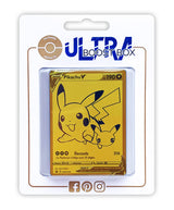 Pikachu V SWSH145 Oro - Ultraboost X Epée et Bouclier - Célébrations - 25 ANS - Box de 10 Cartas Pokémon Francés