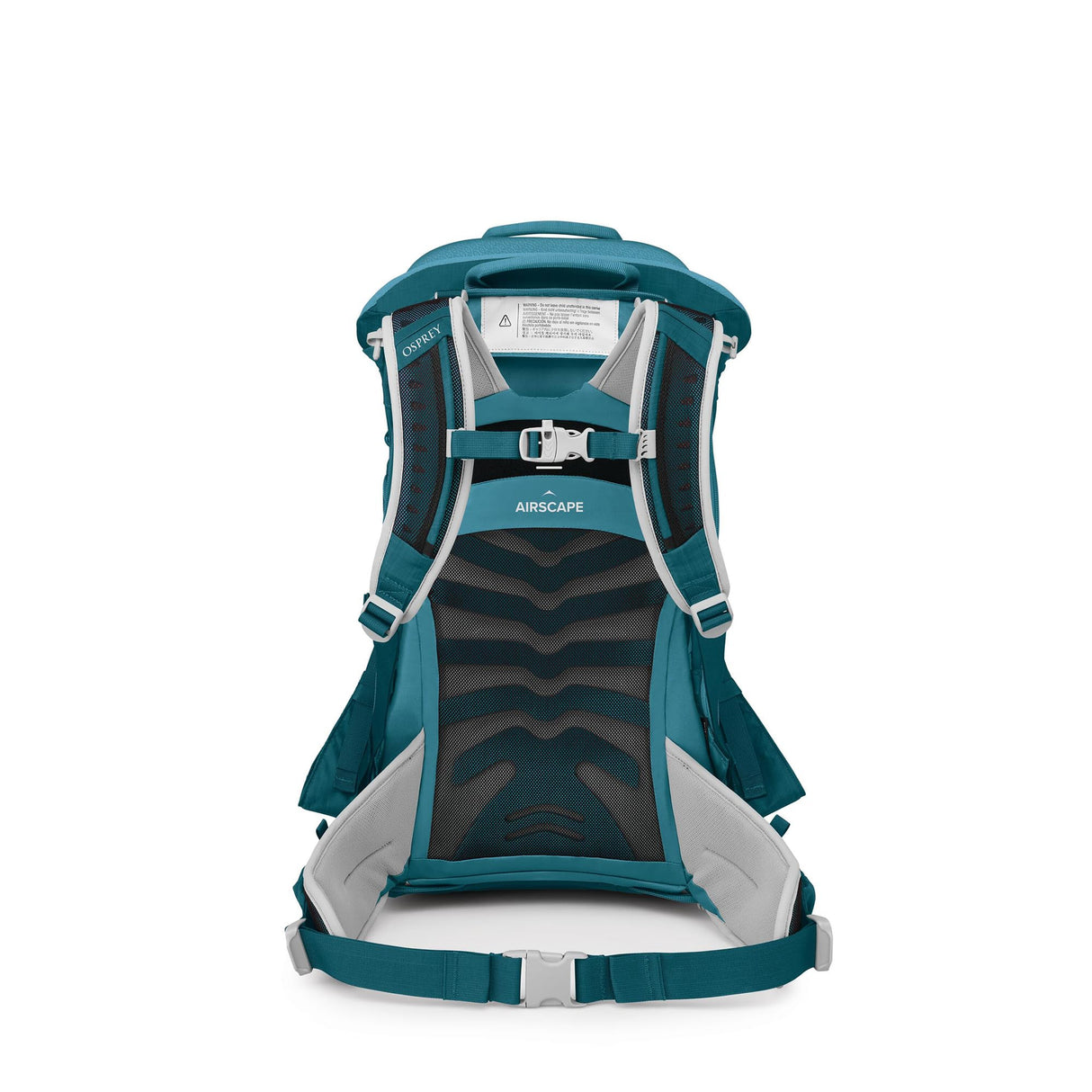 Osprey Poco Portabebés - Cabina de lujo para niños - Protección solar incorporada - Suspensión transpirable - Almohadilla para baba lavable a máquina, Deep Peyto, Portabebés LT