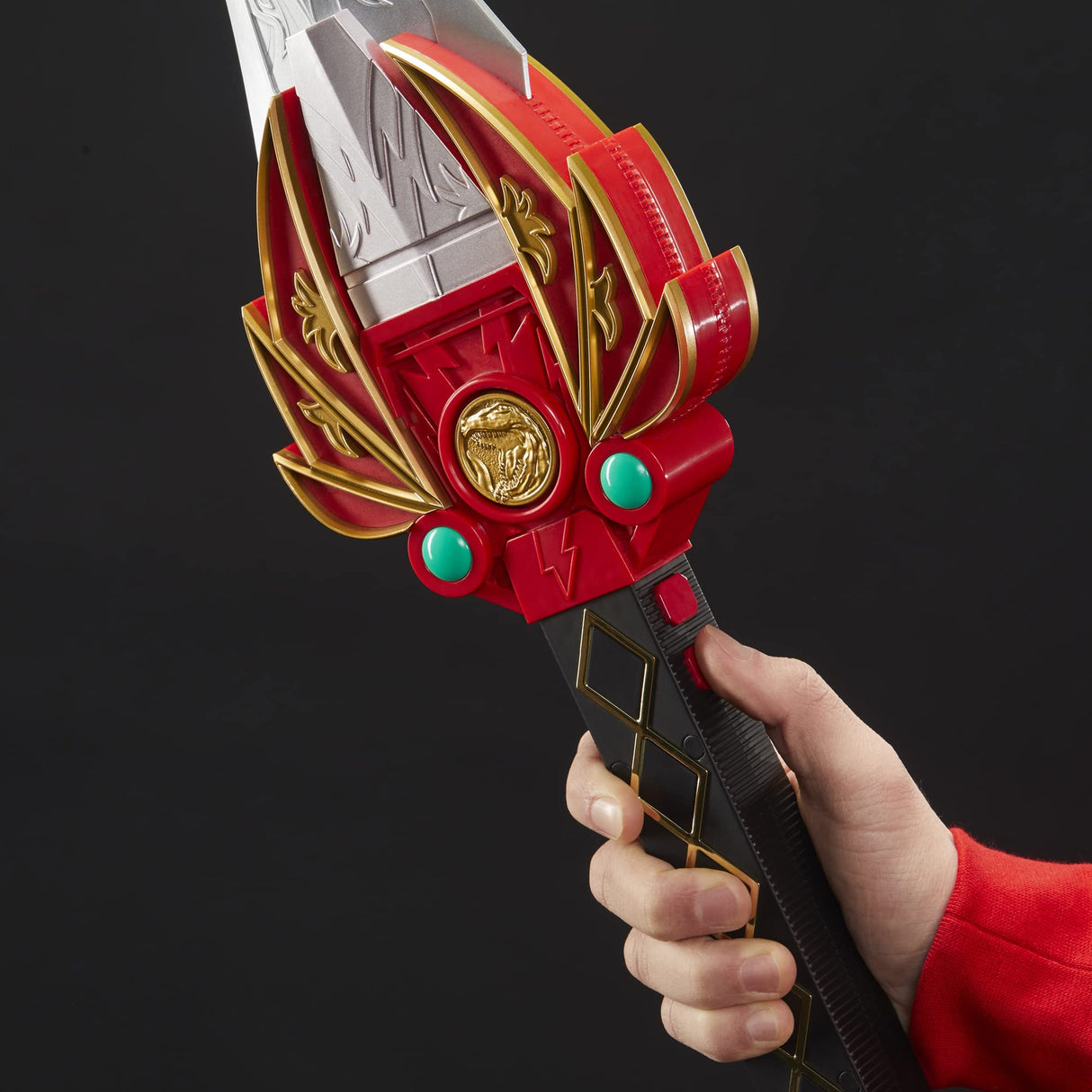 Power Rangers - Lightning Collection - Espada de Poder de Mighty Morphin Ranger Rojo - Artículo Premium Coleccionable para Juego de rol o Cosplay - Jason MMPR