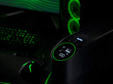 APC Gaming Sistema de alimentación ininterrumpida Back UPS Pro, 2200VA/1320W, Torre, 230V, 4X Tomas Schuko y 2X IEC C13, Luces RGB, Onda sinusoidal Pura, Medianoche (Negro) BGM2200B-GR