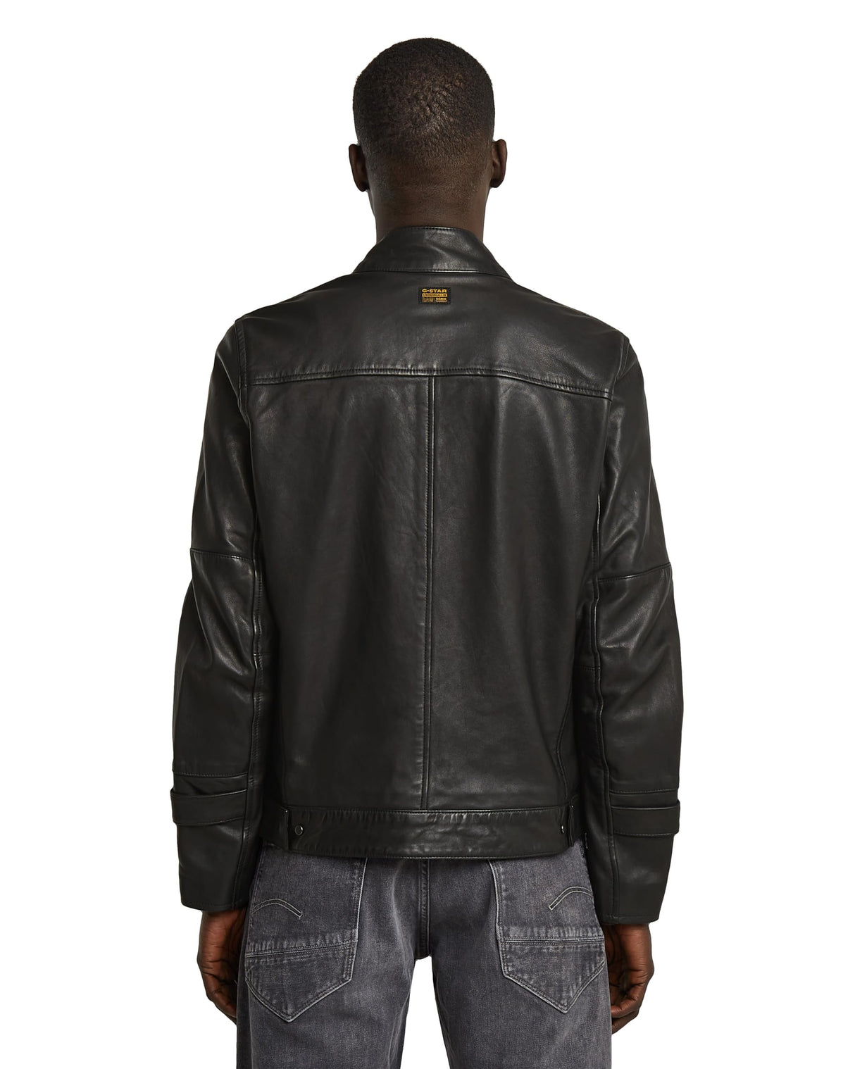 G-STAR Biker Leather Jkt Chaqueta, Negro (dk Black D27137-B508-6484), L Hombres