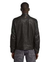 G-STAR Biker Leather Jkt Chaqueta, Negro (dk Black D27137-B508-6484), L Hombres