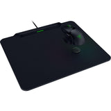 Razer HyperFlux V2 - Sistema de Alfombrilla de Carga inalámbrica para Ratones de Juego - Alfombrilla de ratón de Juego y Disco de Carga (indicador LED de Carga, pies de Goma Antideslizantes) Negro