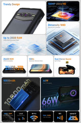 Doogee V30T 12GB/256GB Negro Mármol - Teléfono móvil Marca