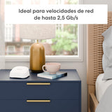 Router wifi de malla eero 7 de Amazon (último modelo): doble banda con Wi-Fi 7, compatible con velocidades de red de hasta 2,5 Gb/s y cobertura en hasta 560 m² (pack de 3)