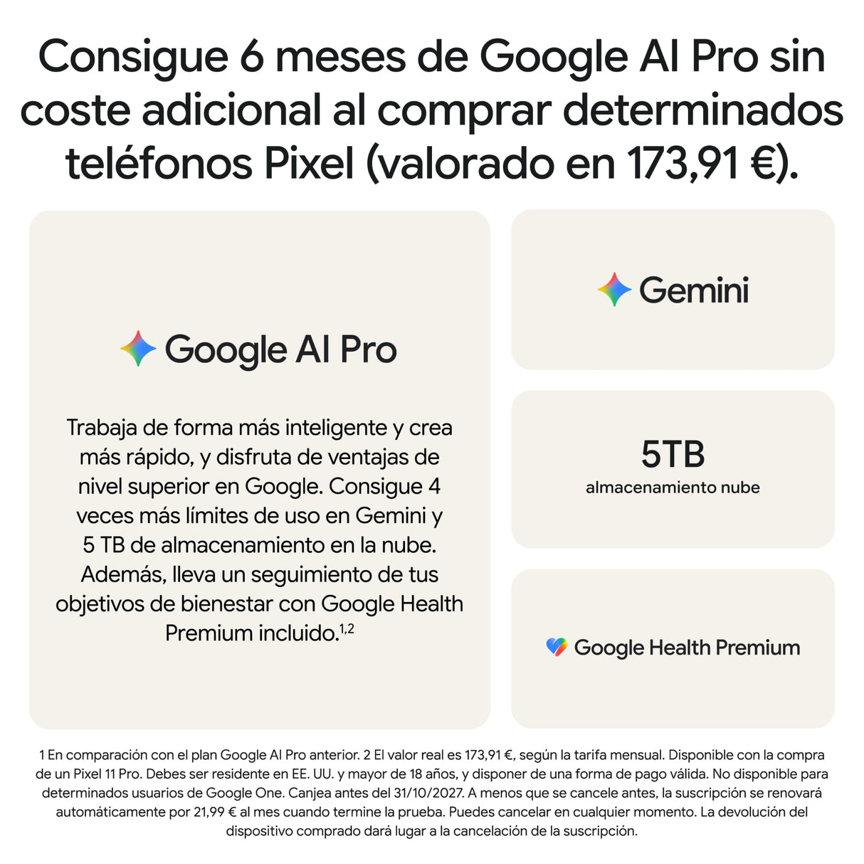 Google Pixel 11 Pro XL – Smartphone Android Libre - Obsidiana, 1TB