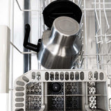 Cloer 7789 Espumador de leche eléctrico, para hasta 450 ml, espuma de leche fría o templada, chocolate caliente, diferentes modos seleccionables, 500 vatios, bobina espumante magnetica