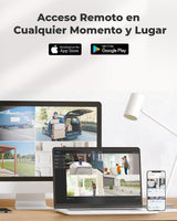Reolink 4K 8MP Camara Vigilancia PoE Exterior con Detección de Personas/Vehículos/Mascota, Domo IP Cámara de Seguridad Impermeable, Alertas Inteligente, Grabación de Audio, Lapso de Tiempo, RLC-820A