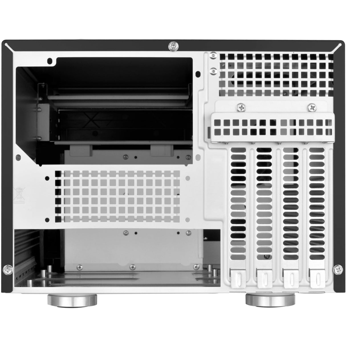 SilverStone SST-SG12B - Carcasa de ordenador cubo Sugo Micro ATX, negro