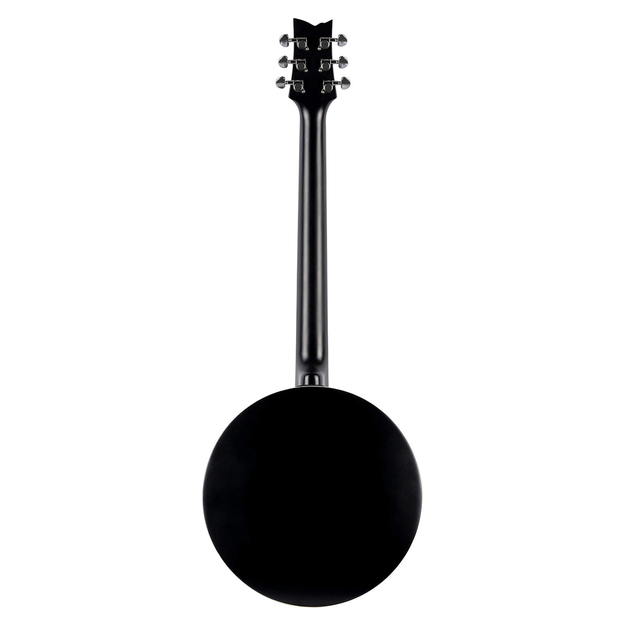 ORTEGA Raven Series Banjo - Banjo de 6 cuerdas, incluye funda, color negro satinado