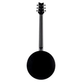 ORTEGA Raven Series Banjo - Banjo de 6 cuerdas, incluye funda, color negro satinado