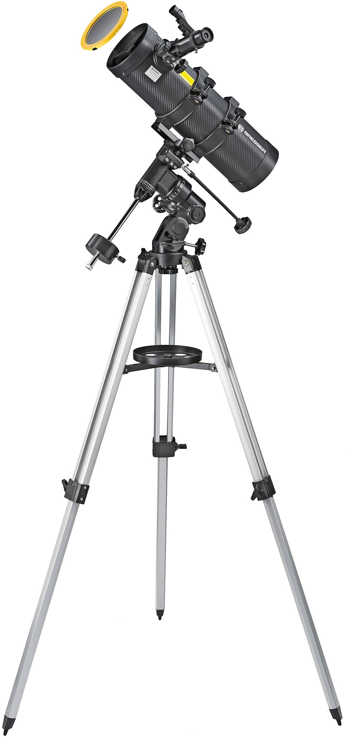 Bresser Telescopio Reflector parabólico Spica 130/1000 EQ3 con Adaptador para Smartphone
