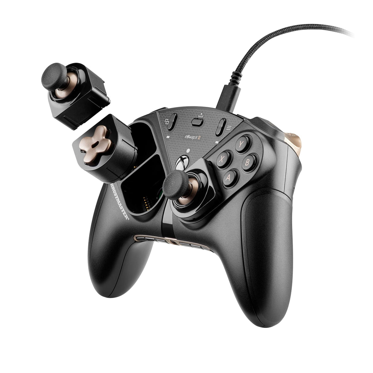 Thrustmaster ESWAP X2, Gamepad Modular para Xbox Series X|S y PC, Botones Mecánicos Receptivos, Mini-Sticks Precisos, D-Pad, Controlador Pro Fighting