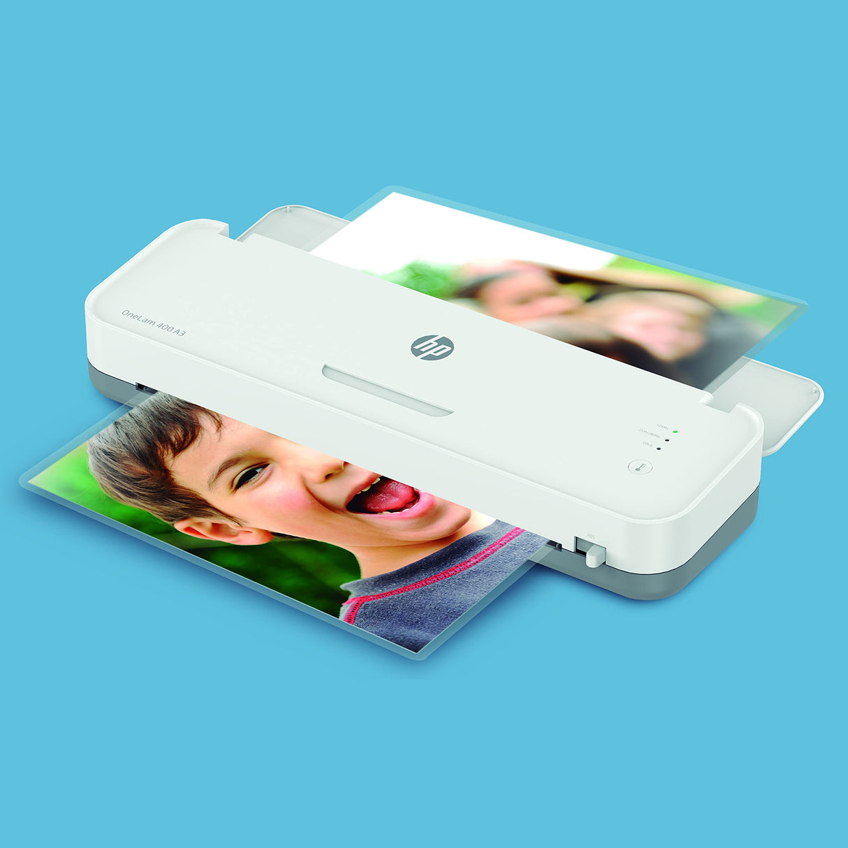 HP OneLam 3161 - Laminadora A3, 75/80-125 micrones, incluye línea de corte, redondeador de esquinas y láminas de laminación