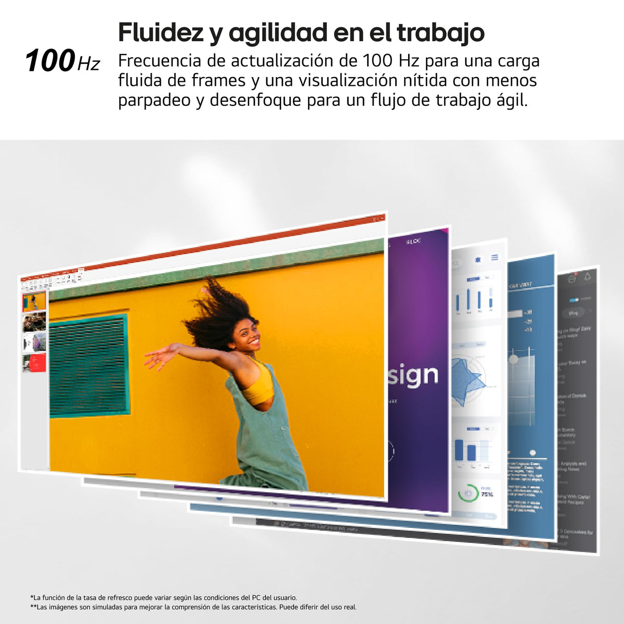 LG 24U631A-B - Monitor 23.8'', Panel IPS, (2560 x 1440), 100 Hz, 5ms (GtG), WebOS23, sRGB 99%, QHD, Ajuste en Inclinación (Eje Horizontal), Negro