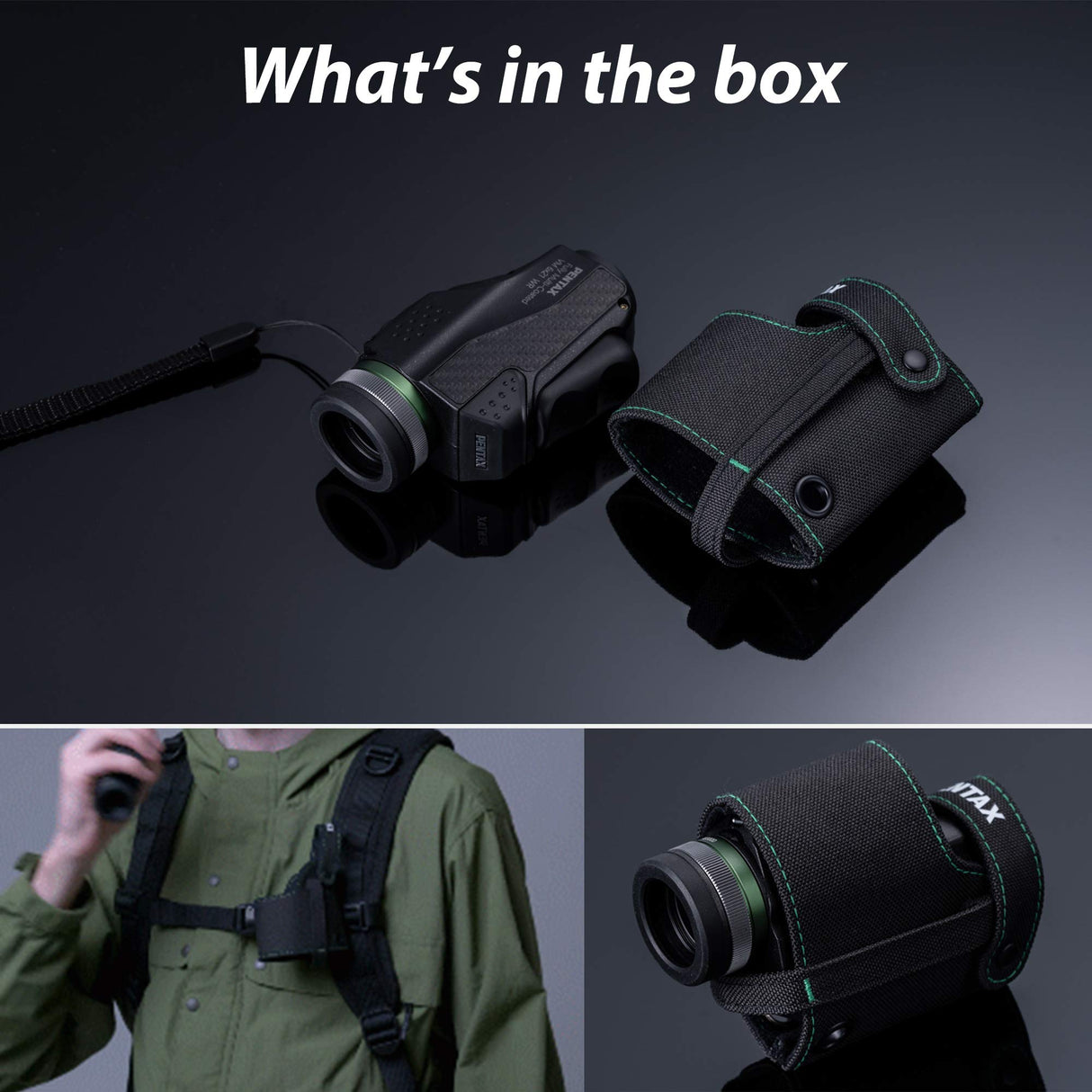 Pentax 63620 Monocular VM 6x21 WP Fácil de Usar con una Sola Mano Visión Brillante y Clara con Alto Contraste y excelente Rendimiento óptico Impermeable hasta 1 m Distancia mínima de Enfoque de 70cm